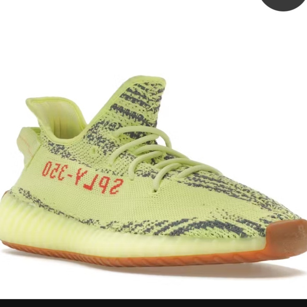 Yeezy neon sneakers